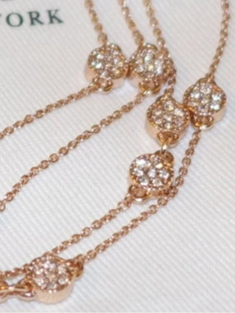 KATE SPADE GATSBY GOLD DOT MINI SCATTER NECKLACE NWT